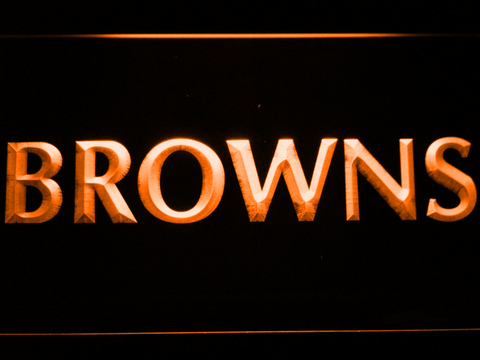 Cleveland Browns 1972-2002 Logo LED Neon Sign